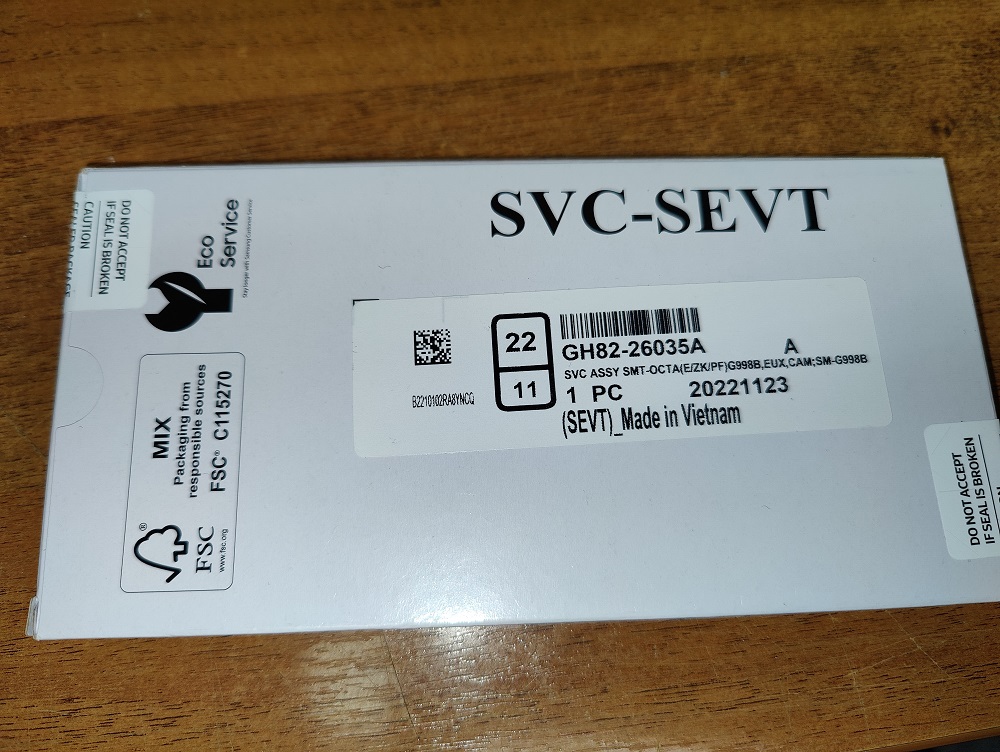 Дисплей Samsung Galaxy S21 Ultra SM-G998 с тачскрином и рамкой - ORIG(SP)